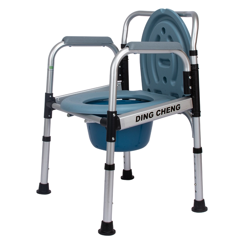 Disabled Aluminum Commode Wheelchair