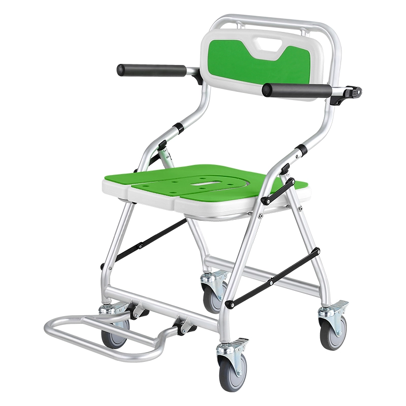 Foldable Toilet Shower Commode Chair
